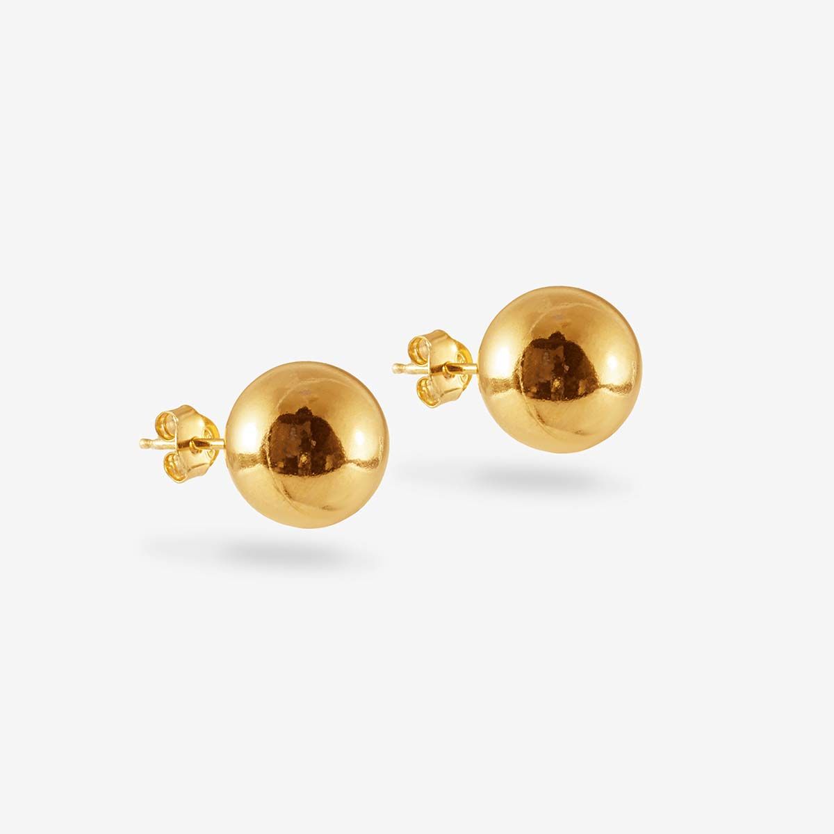 Big Ball - Ohrstecker - Gold
