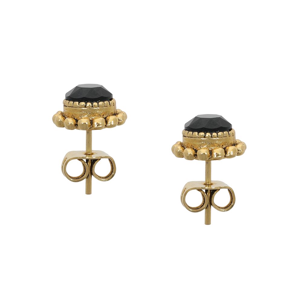 Ohrstecker - Schwarz