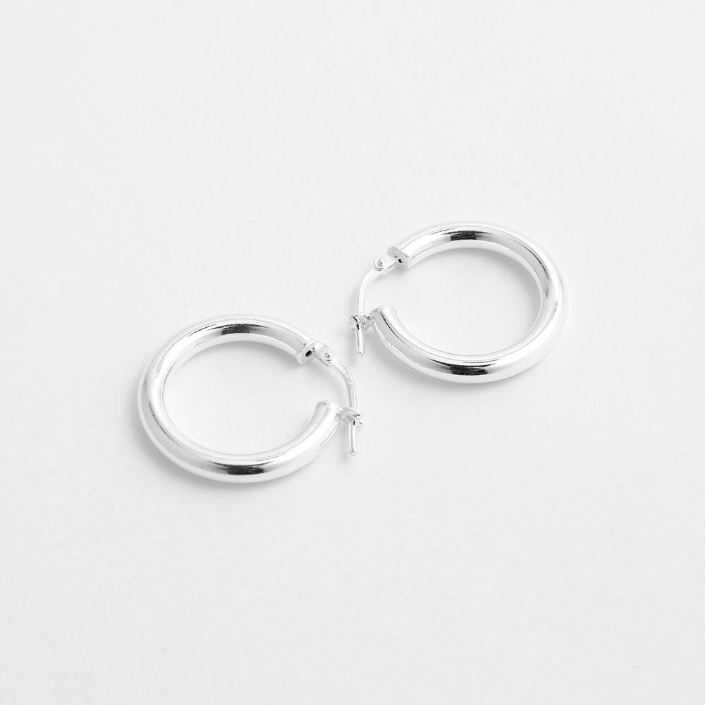 Polished shiny - Creolen - Silber