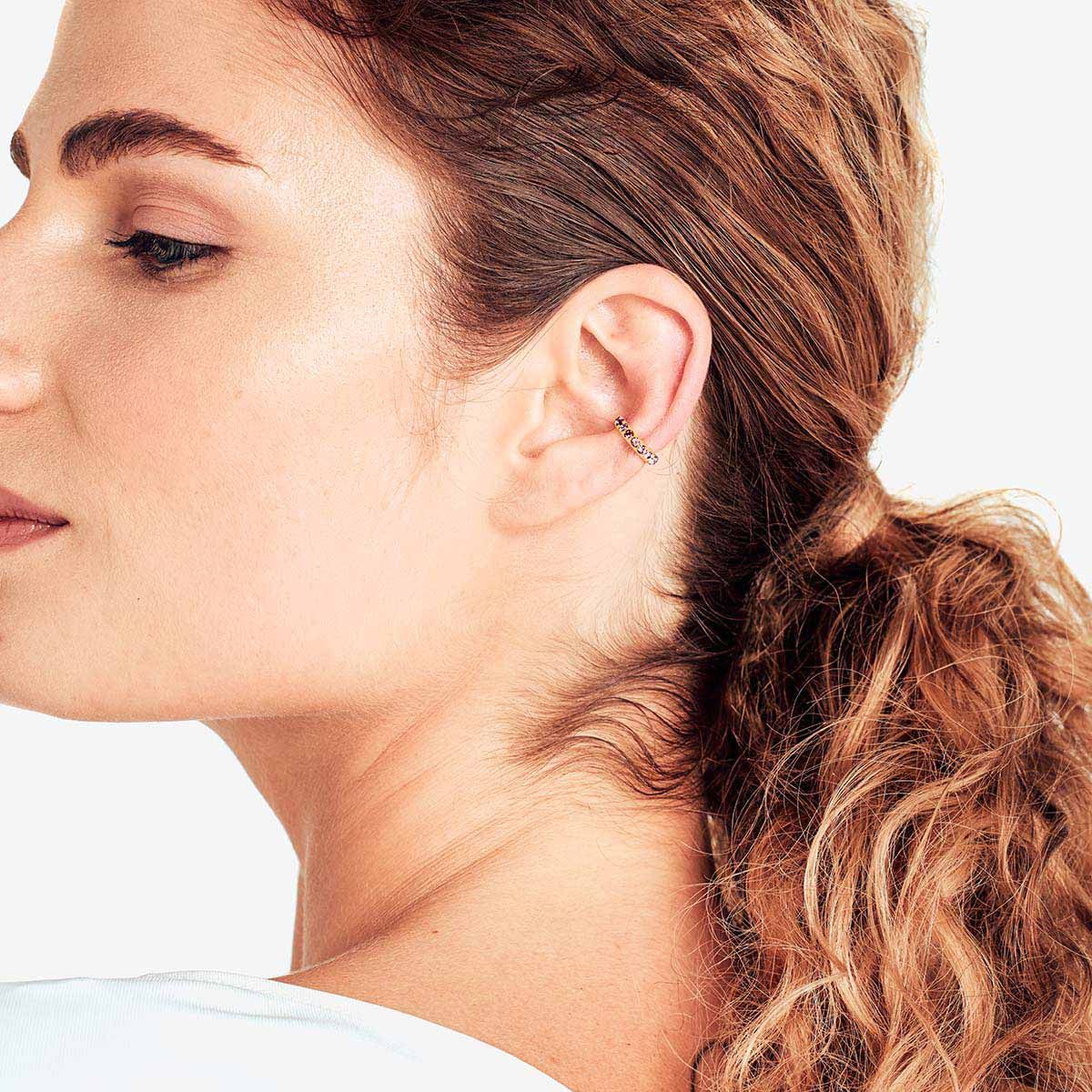 Ombre Cuff Pink Gold - Earcuffs - Gold