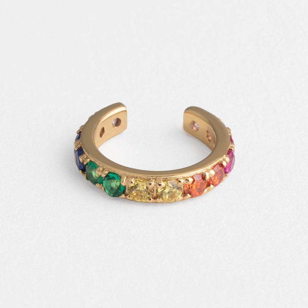 Rainbow - Earcuffs - Goldgelb