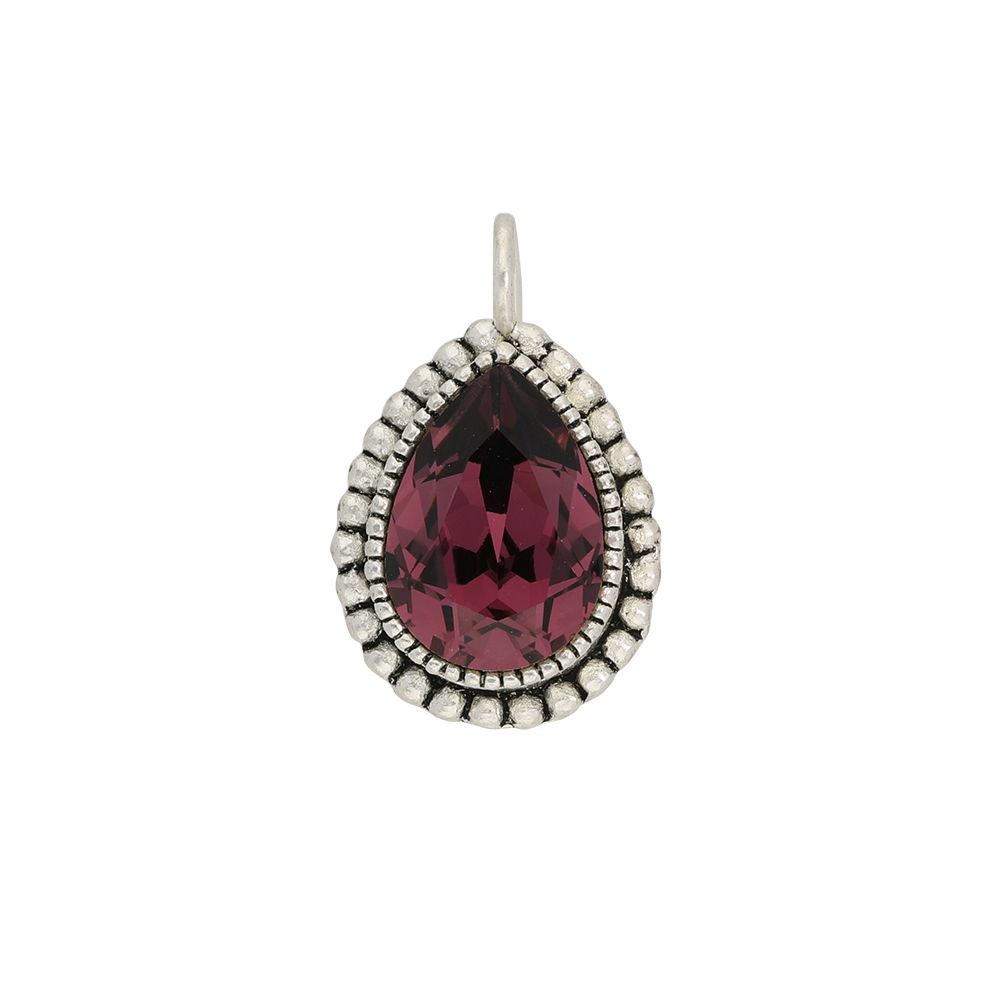 Faceted crystal - Kettenanhänger - Violett