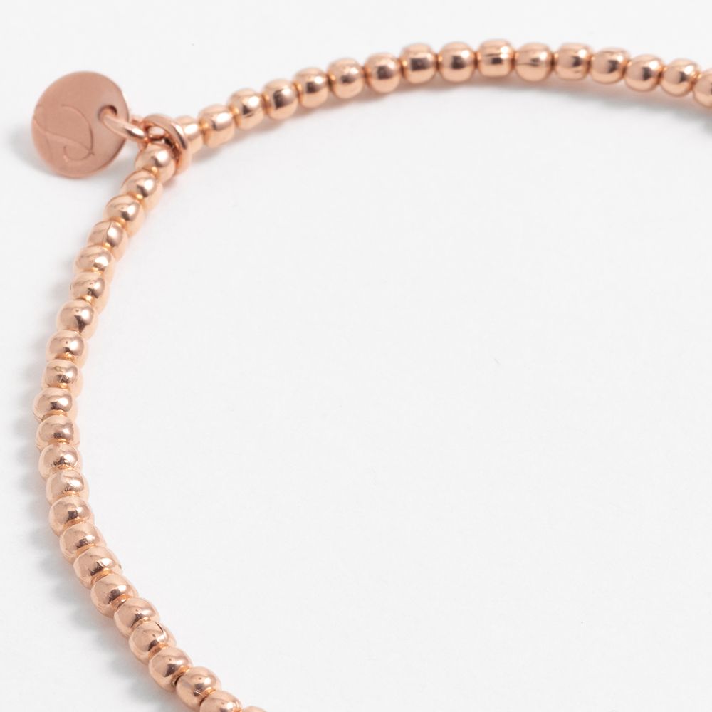 Beaded - Armband - Roségold