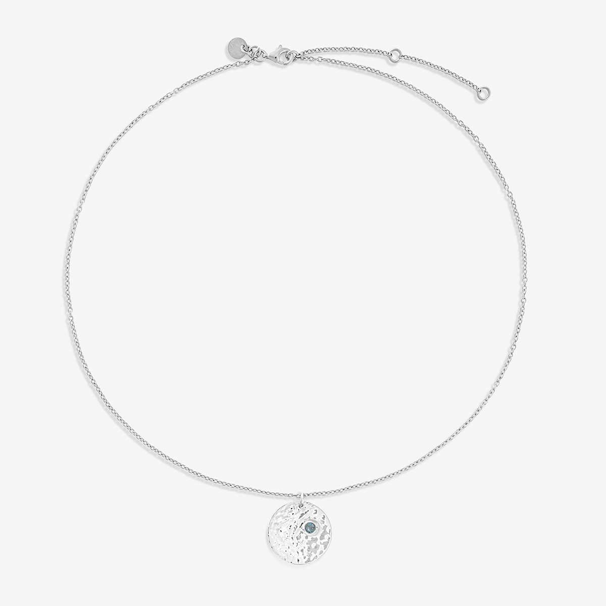 Birthstone March - Halsketten - Silber