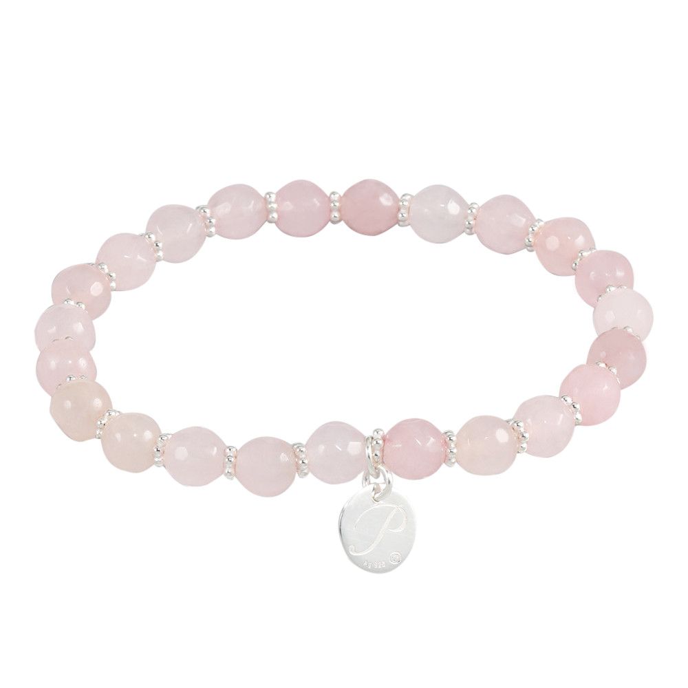 Steinarmbänder - Rosa