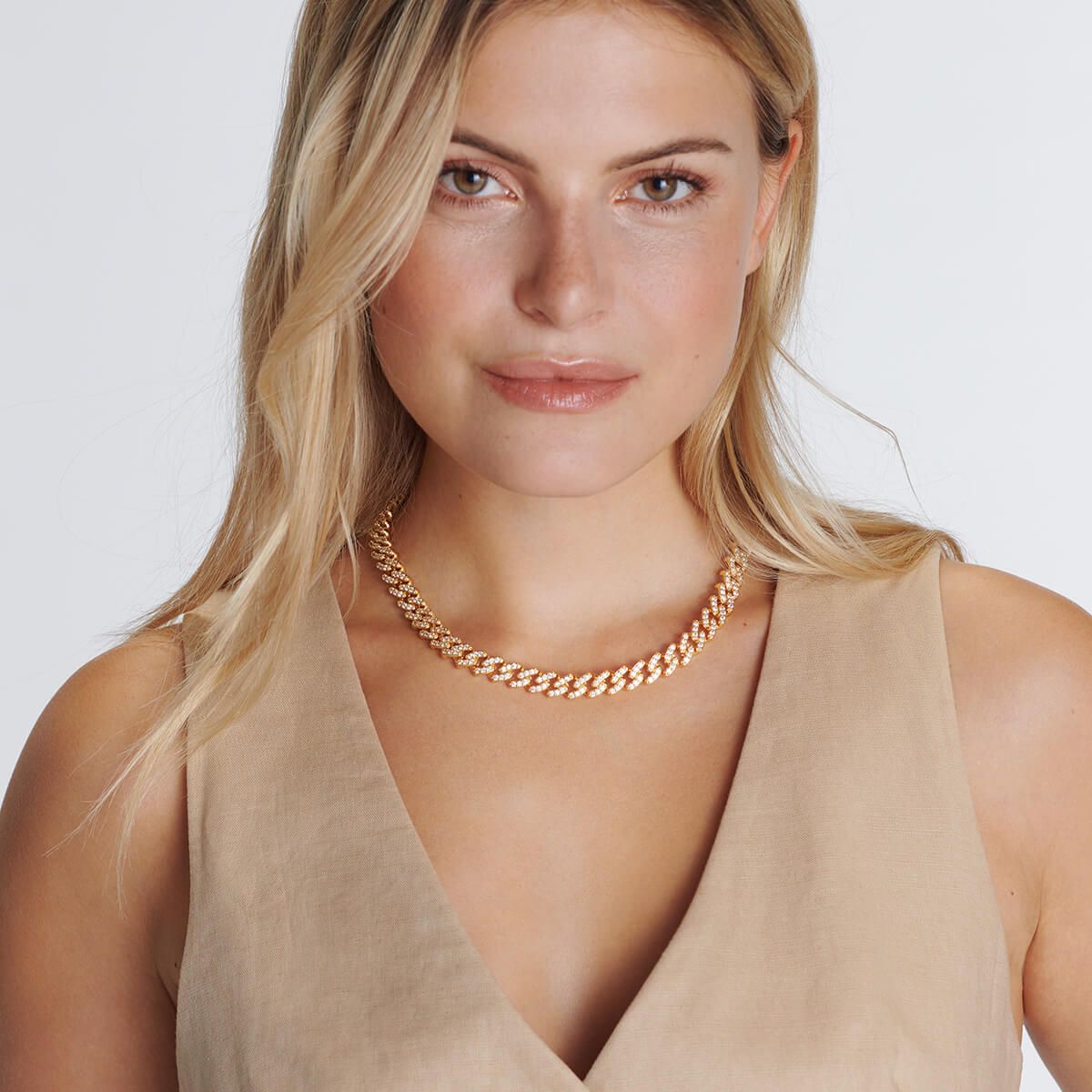 Mexican Chain - Halsketten - 18k vergoldet