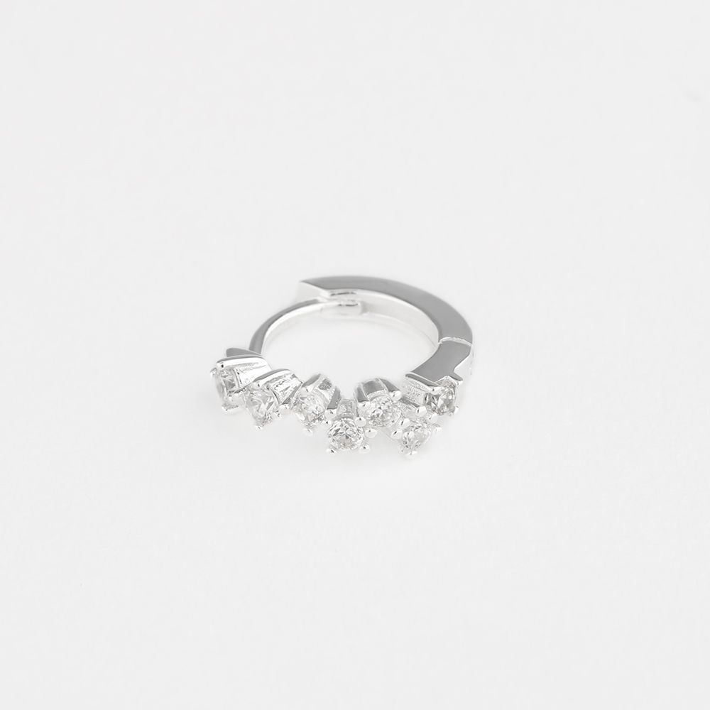 Goldie hoop - Single-Ohrringe - Silber