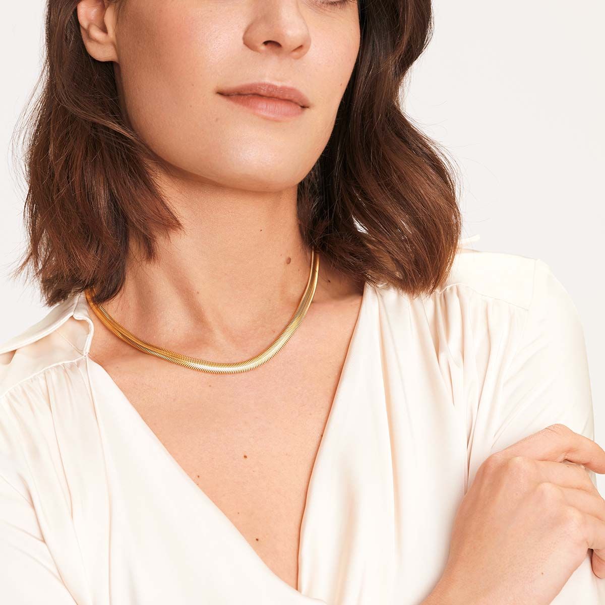 Xali Medium - Halsketten - 18k vergoldet