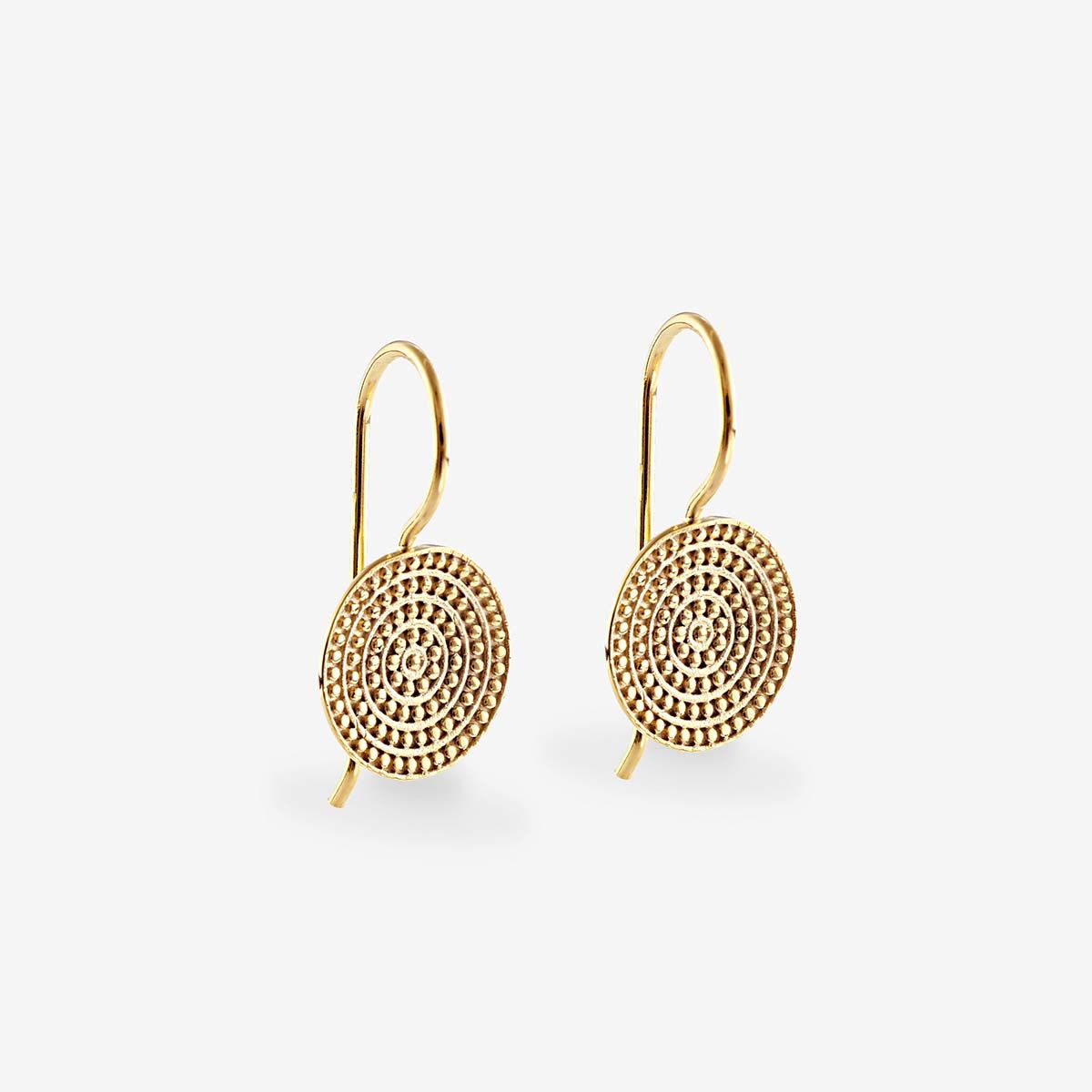 Coin earrings - Ohrhänger - Gold