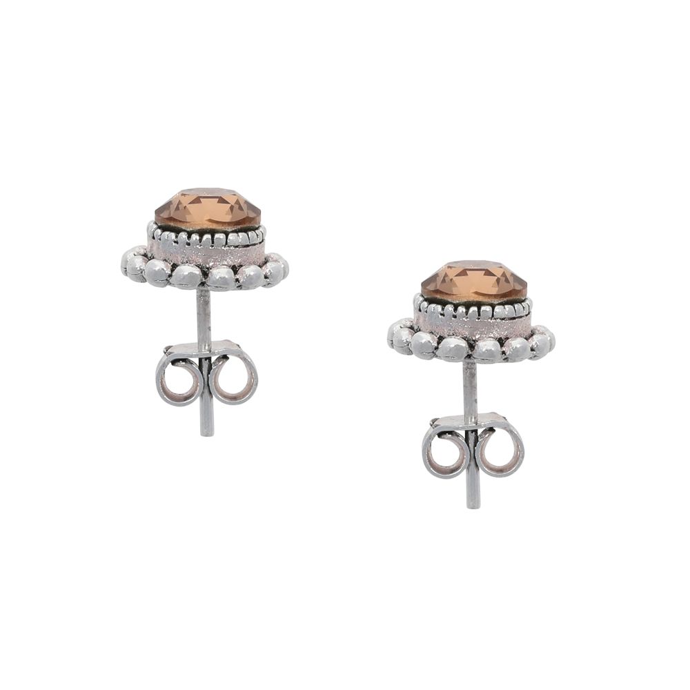 Ohrstecker - Braun