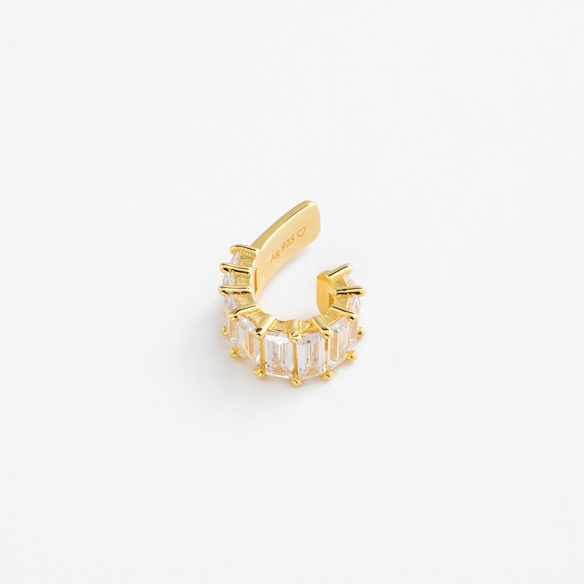 Baby Baguette - Earcuffs - 18k vergoldet
