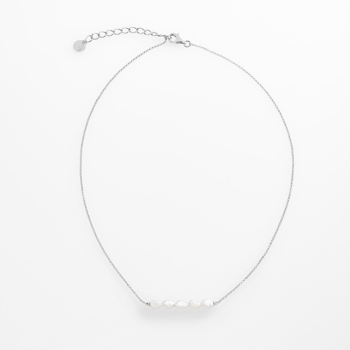 Emilia - PerlenKetten - Silber