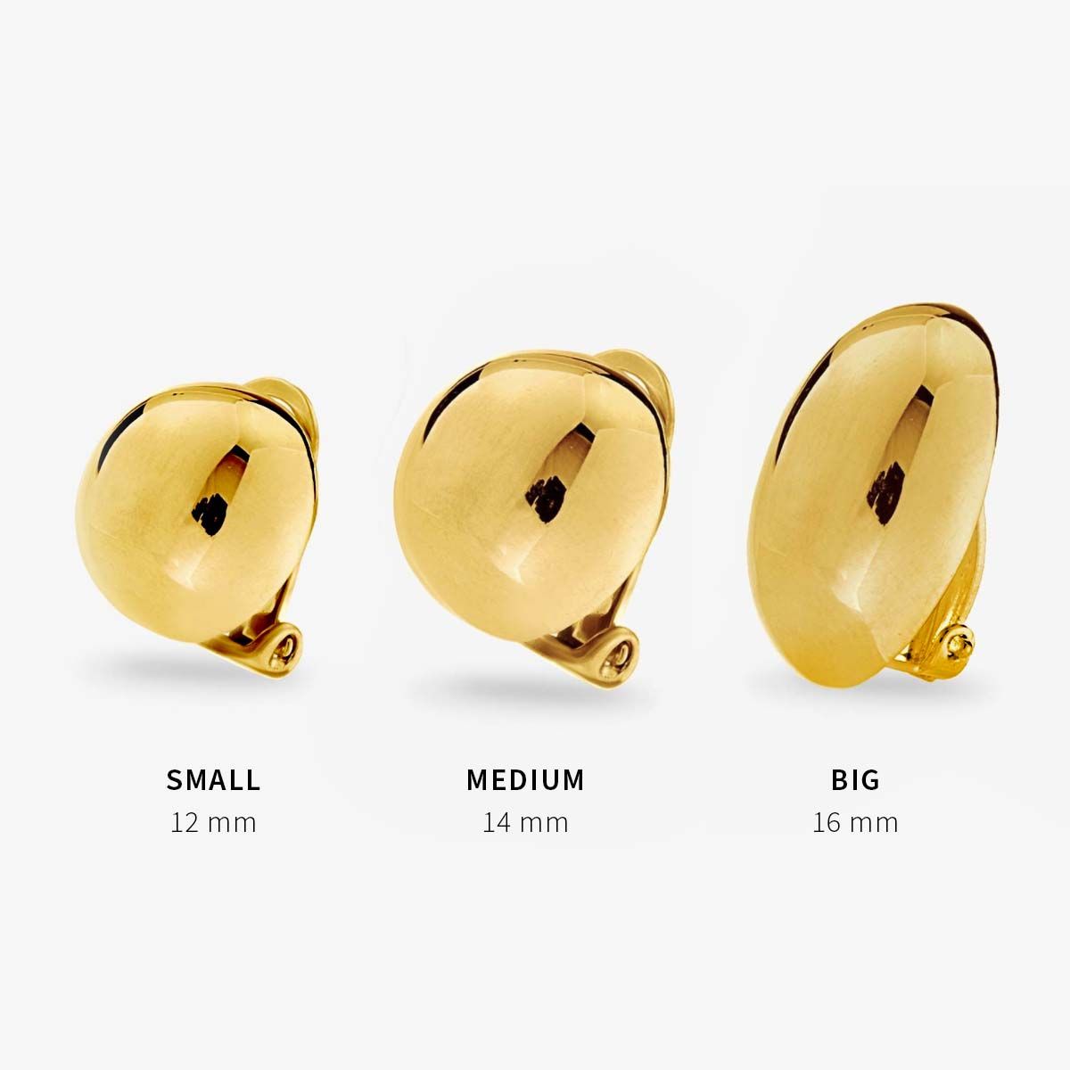 Big Clip - Ohrclips - Gold