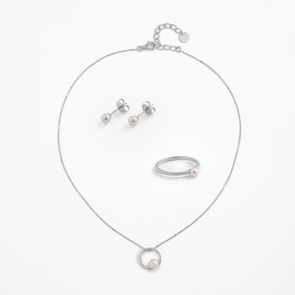 Silberne Perlenpracht (3er Set)
