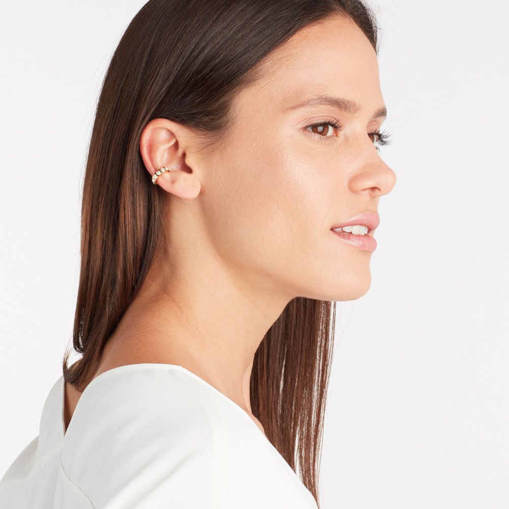 Pearl Earcuff - Earcuffs - Silber