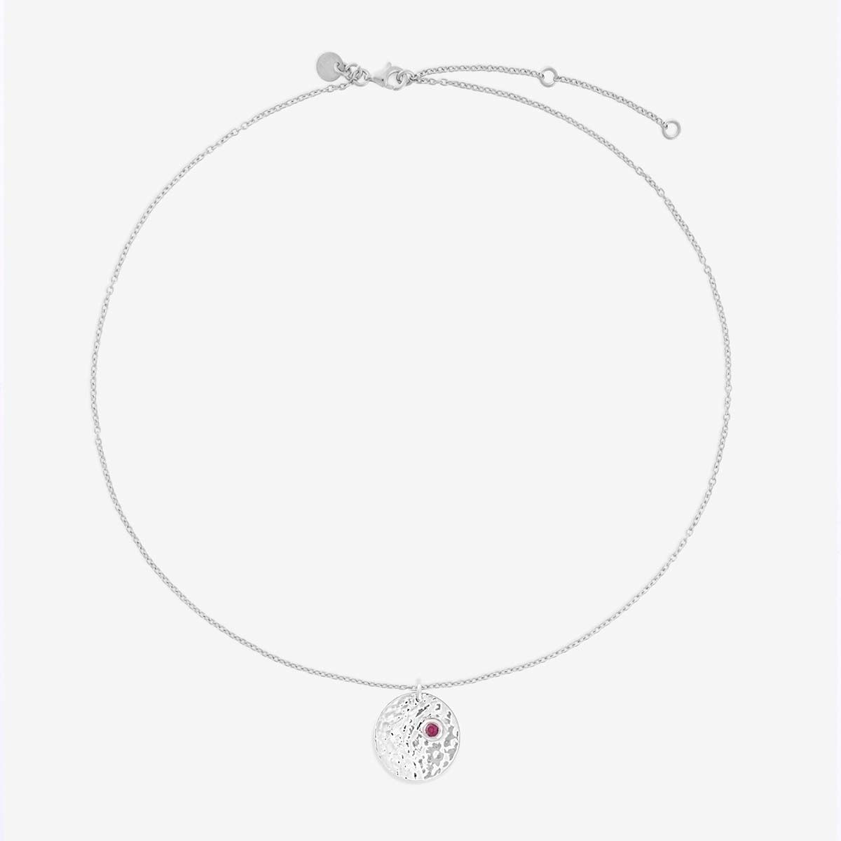 Birthstone July - Halsketten - Silber