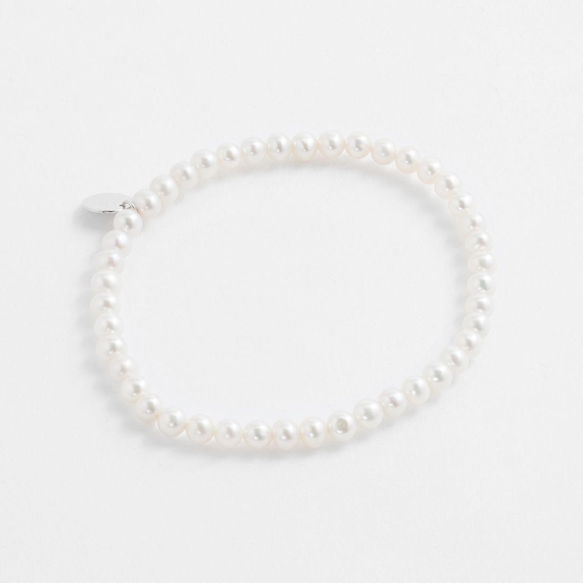 Ernestine - Perlenarmband - Silber