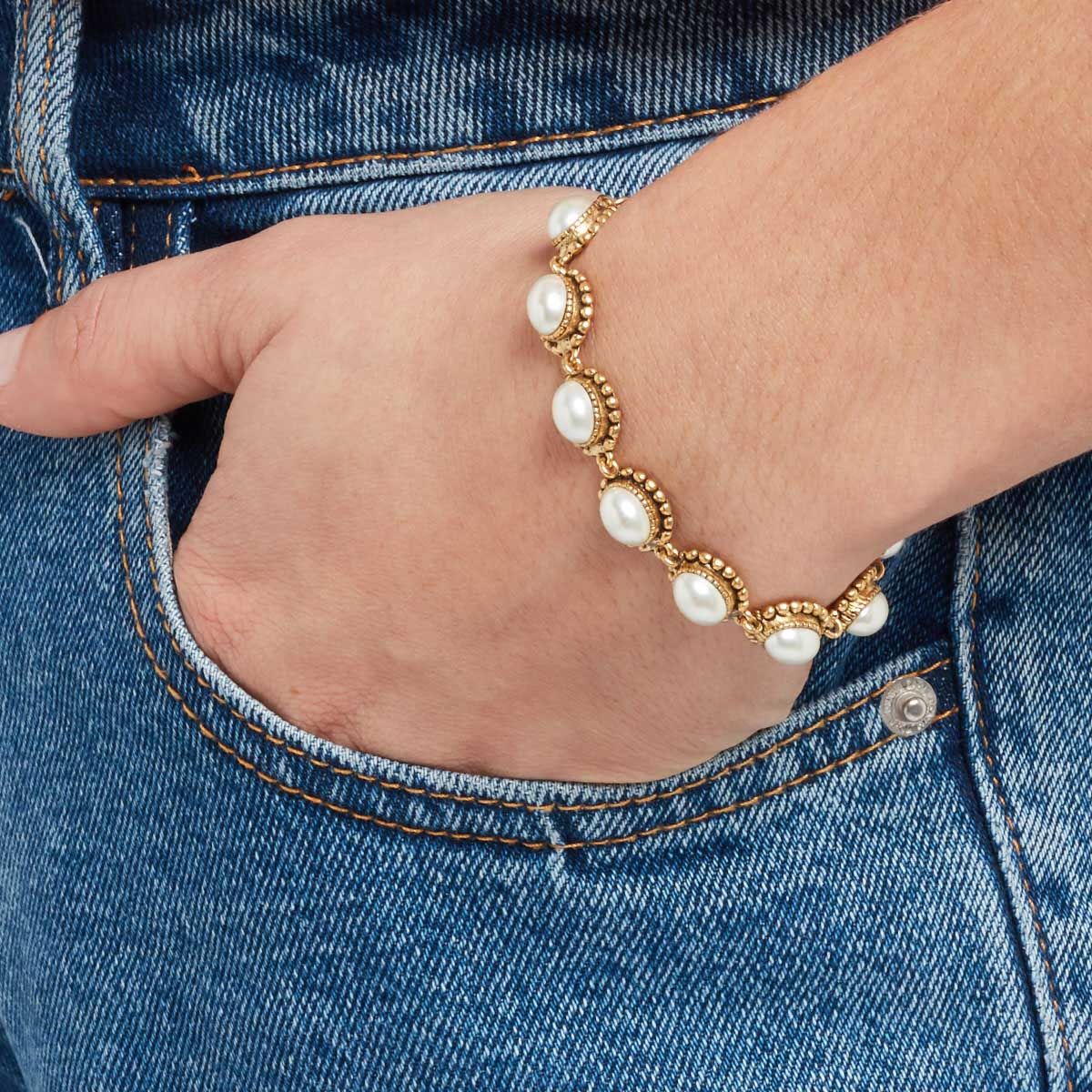 Alexandra - Armband - Perlmutt