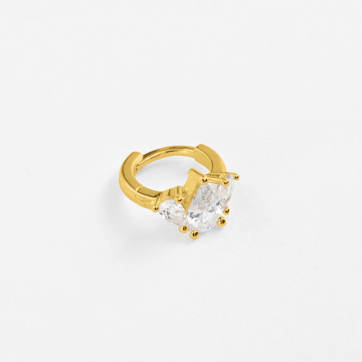 Lumi - Single-Ohrringe - 18k vergoldet