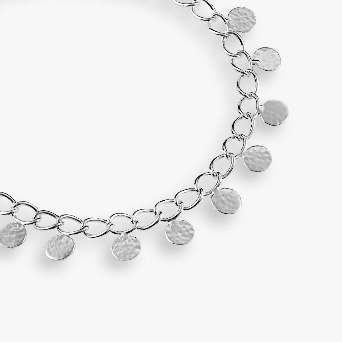 Coin bracelet - Armband - Silber