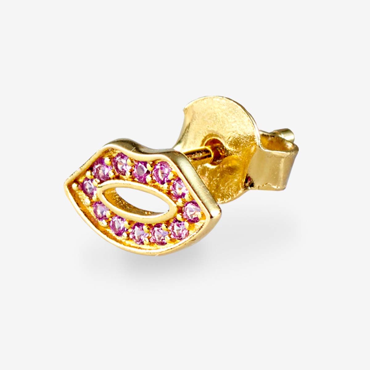 Kiss Me Piercing - Single-Ohrringe - Gold