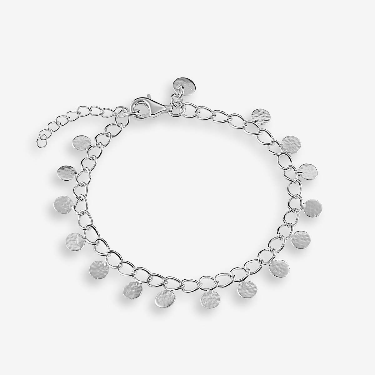 Coin bracelet - Armband - Silber
