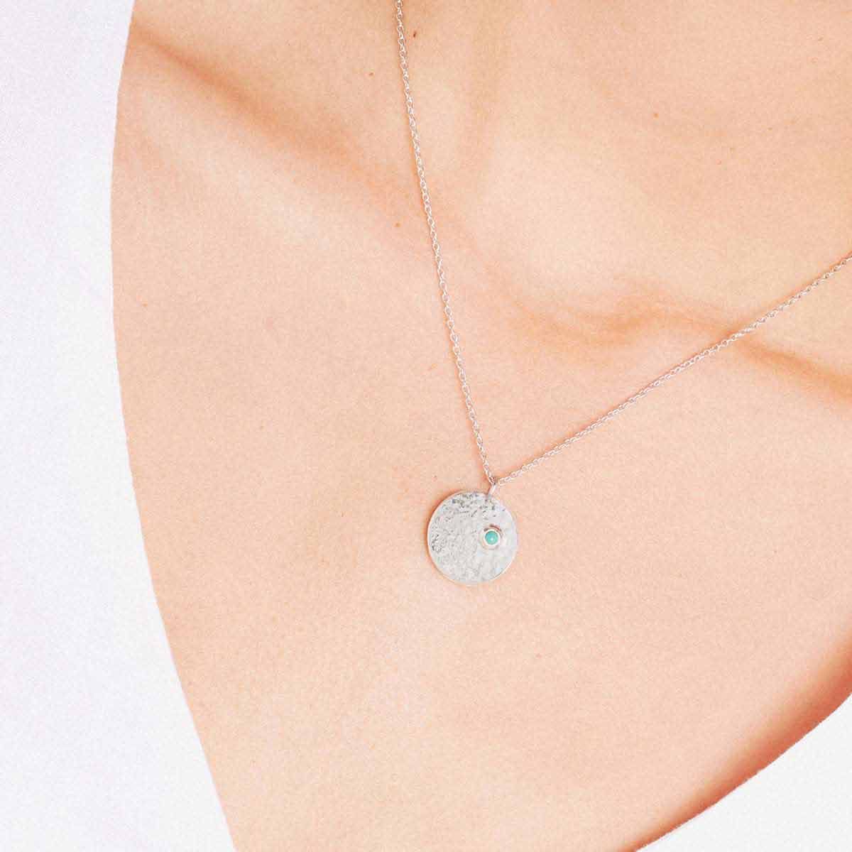 Birthstone December - Halsketten - Silber