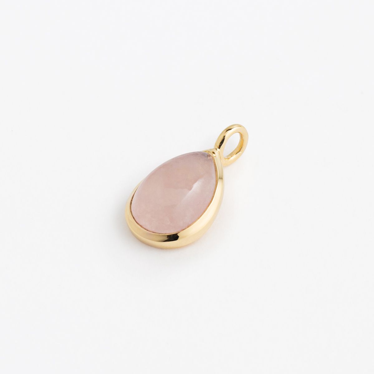 Polished agate - Kettenanhänger - Rosa